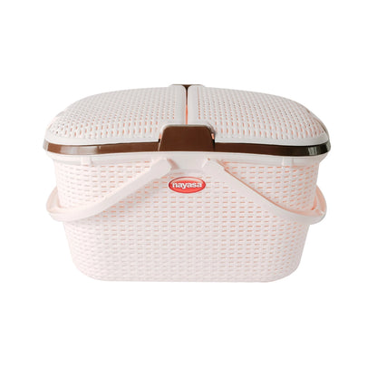 VERSATILE STORAGE BASKET WITH SECURE LID