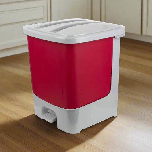 MODERN RED DUSTBIN