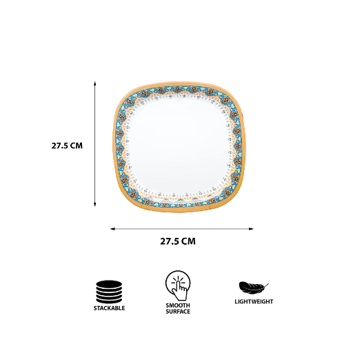 Galoof Square Dinner Plate Set Of 6