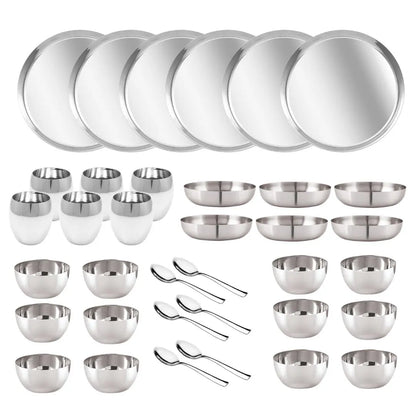 best steel dinner set