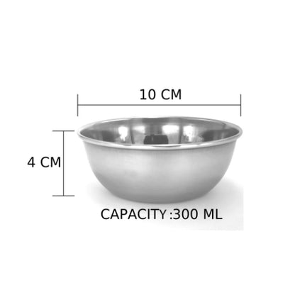 Galoof Stainless Steel Serving Bowl Set 6