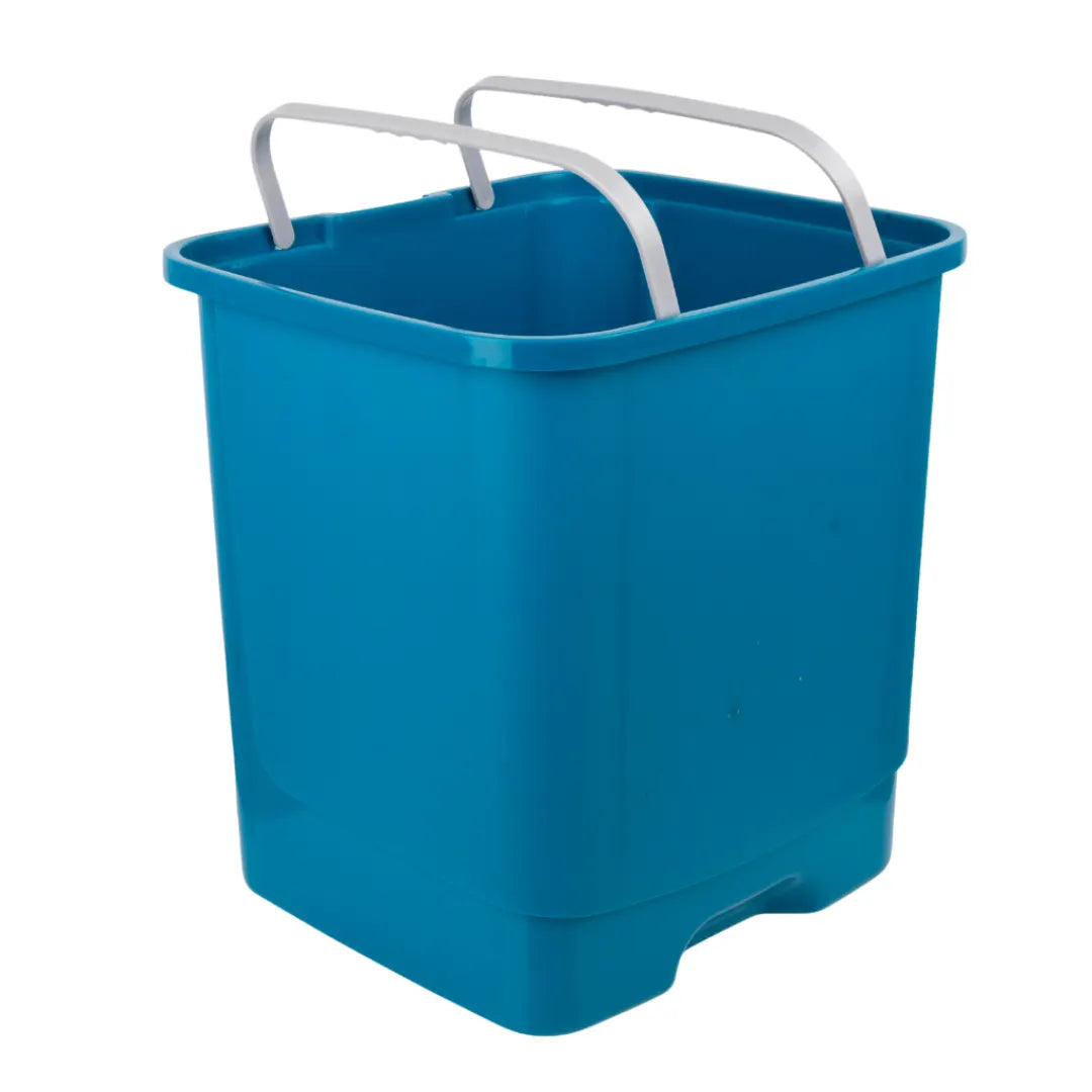 TRASH BIN WITH EASY-CLOSE LID