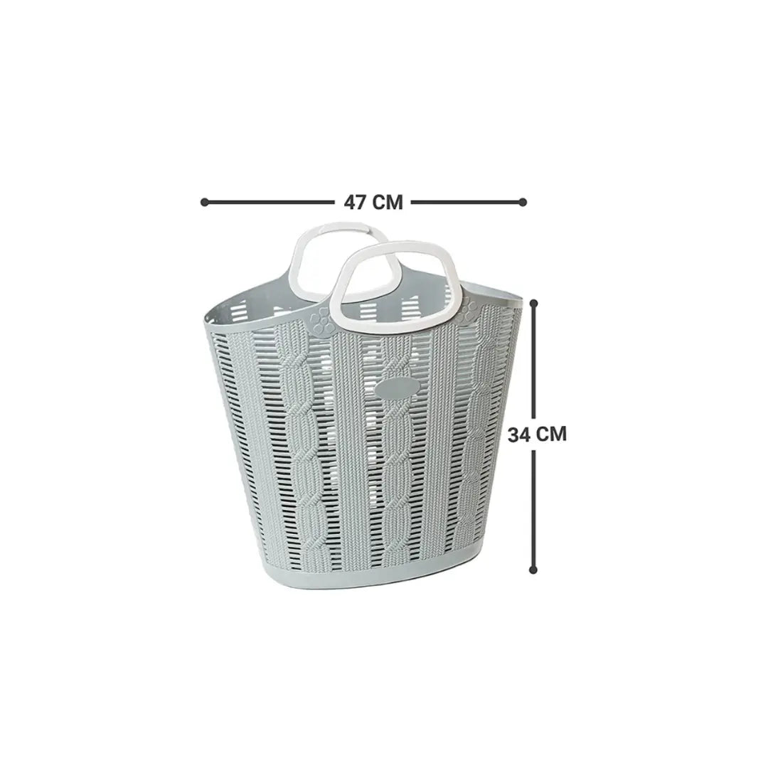 REY DURABLE SHOPPING BASKET WITH STRONG HANDLES