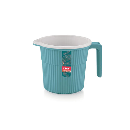 Liza Blue Plastic Bucket (20L) & Mug (1L) Set of 2