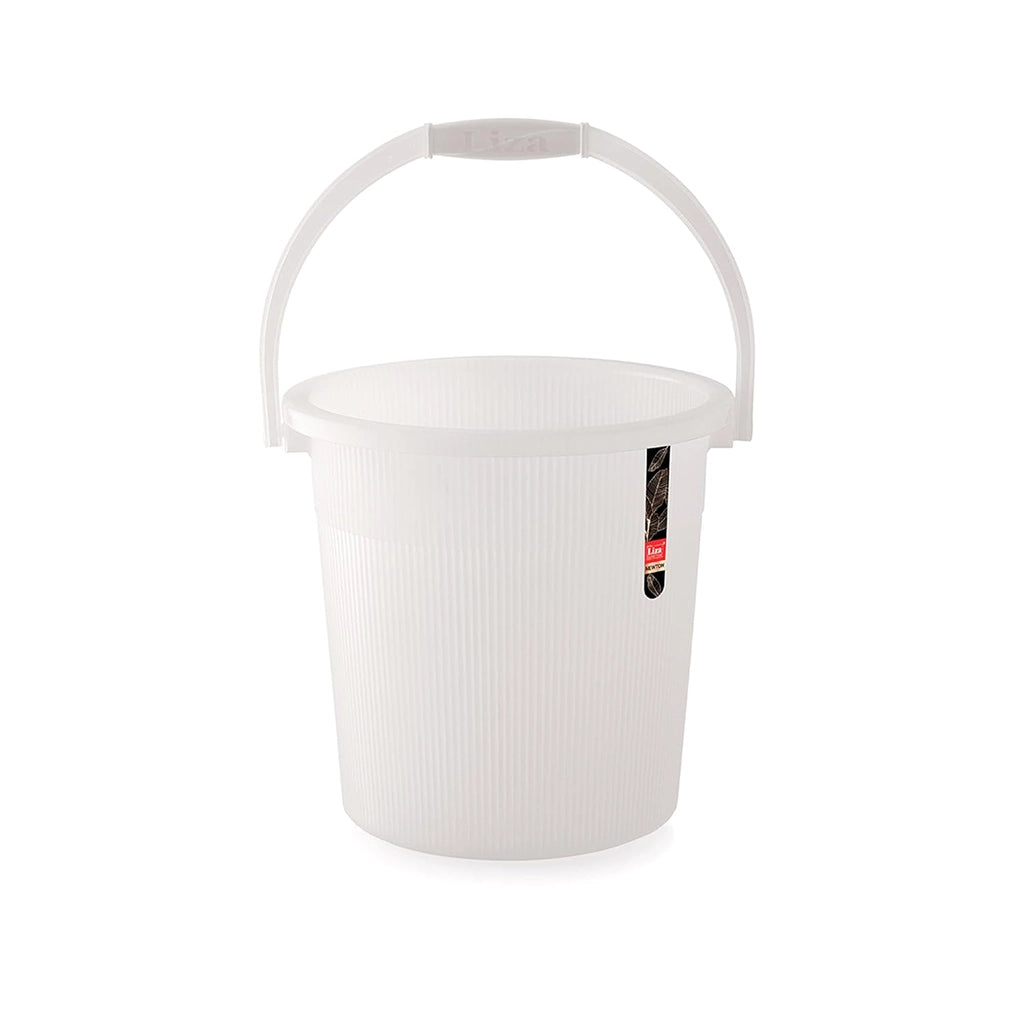 Liza Transparent Plastic Bucket (20L) & Mug (1L) Set of 2