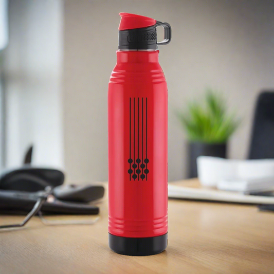 Liza Stainless Steel Smart Insulated Bottle - 650ml Red: Perfect for Kids, Home, School