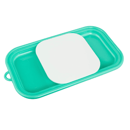 Green Plastic Chopping Board with Sliding Tray for Vegetable, Fruits, Meat and Salad