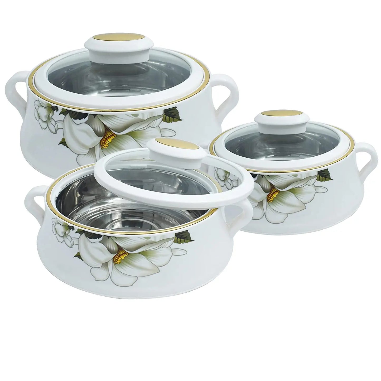 Nayasa Lorenzo Casserole Set With Glass Lid NAYASA