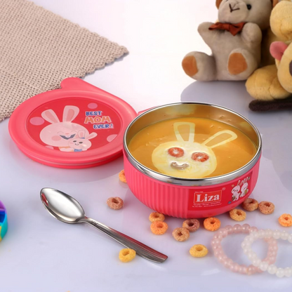 BABY FEEDING BOWL WITH LID