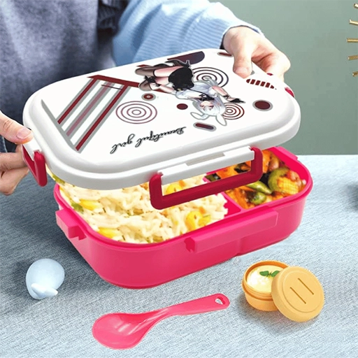 PLASTIC LUNCHBOX FOR SCHOOL KIDS