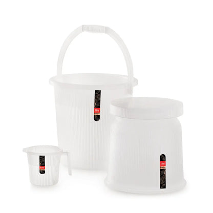 3 pcs-transparent-bathroom-bucket-set