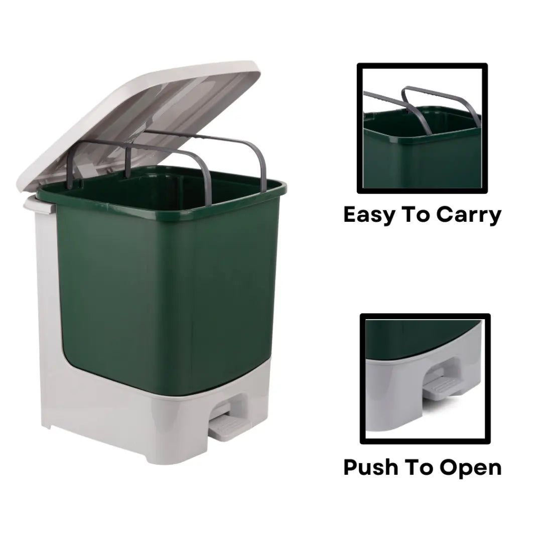 PADDLE DUSTBIN WITH EASY-CLOSE LID