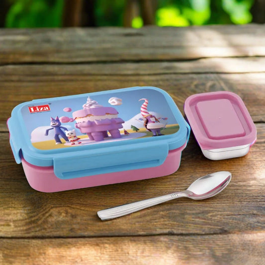 STEEL TIFFIN BOX FOR SCHOOL KIDS