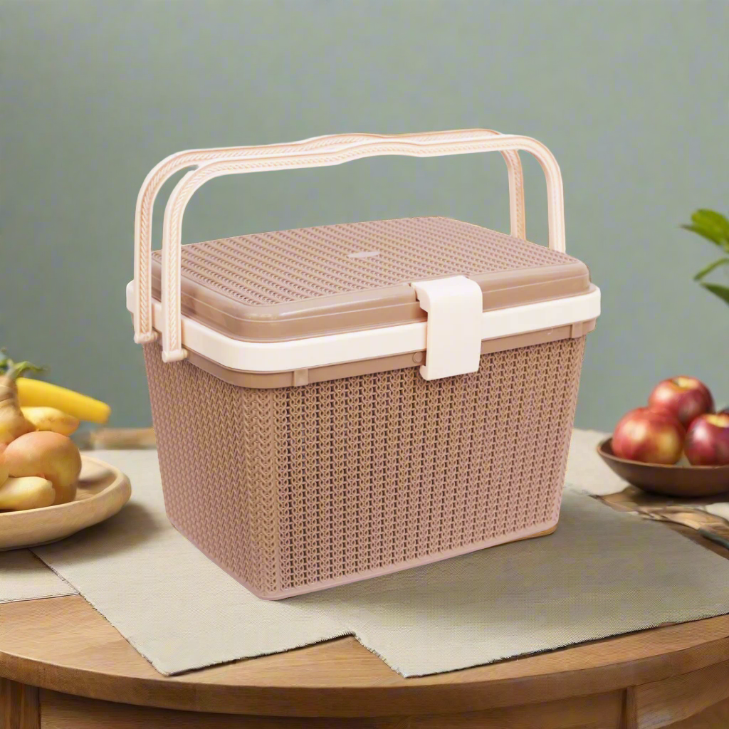 LARGE 25L PLASTIC BASKET FROM NAYASA FOR STORAGE AND USE