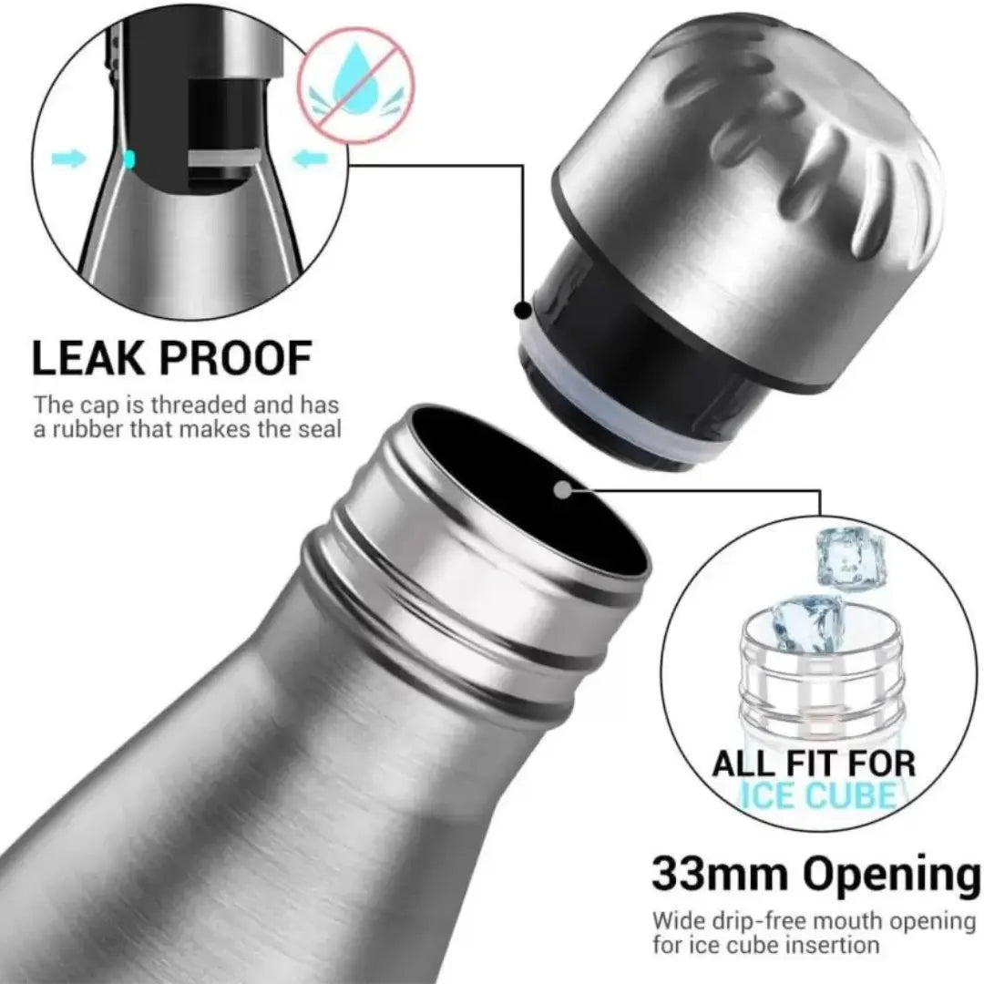 HOT & COLD STEEL WATER BOTTLE