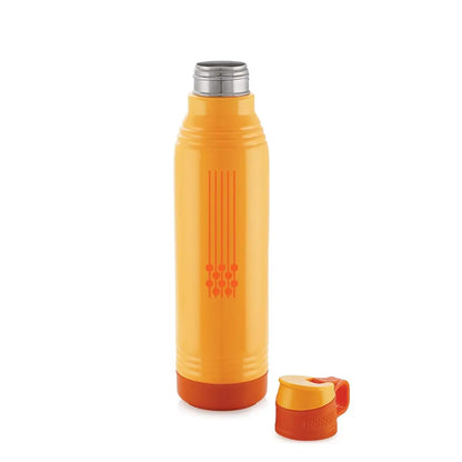 Liza Stainless Steel Smart Insulated Bottle - 650ml Yellow: Perfect for Kids, Home, School