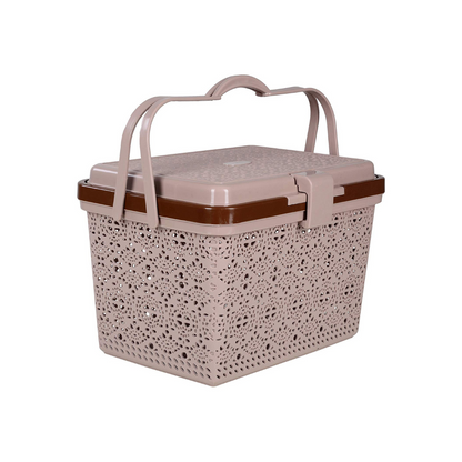 PLASTIC BASKET FOR HOME STORAGE AND PICNIC USE BY NAYASA