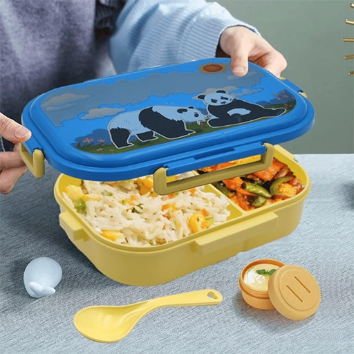 CARTOON PRINTED LUNCHBOX FOR SCHOOL KIDS