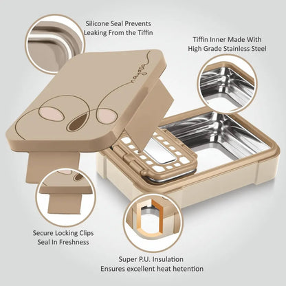 INSULATED LUNHCBOX WITH CLIP LOCK