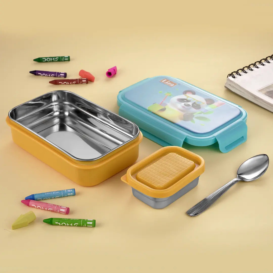 school tiffin box steel