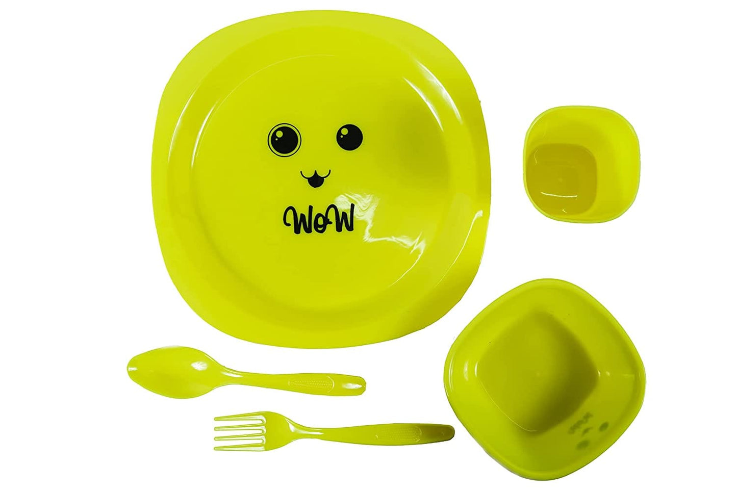 plastic dinnerware set of5